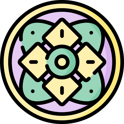 mandala Special Lineal color ikona
