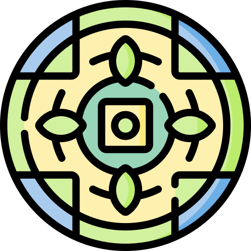 mandalas Special Lineal color icon