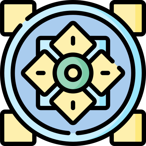 mandalas Special Lineal color icon