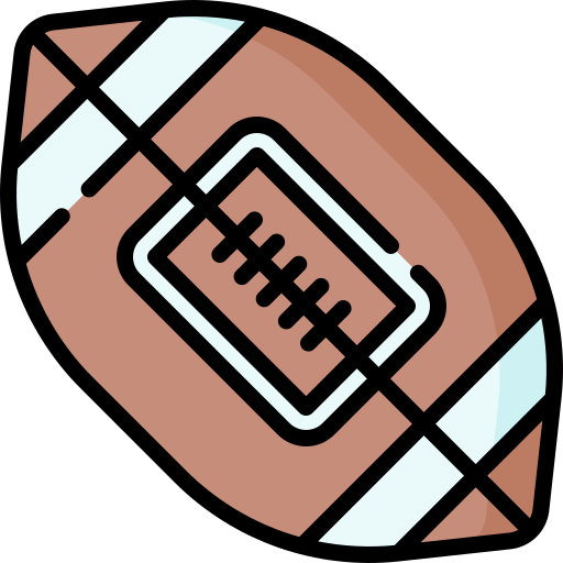 アメリカンフットボール Special Lineal color icon