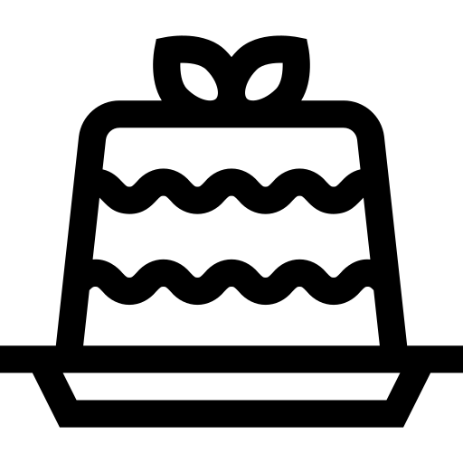 gelatine Basic Straight Lineal icoon