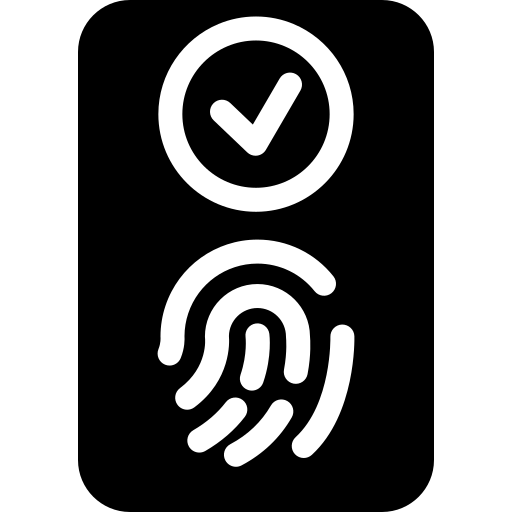 vingerscan Generic Glyph icoon