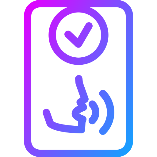Voice control Generic Gradient icon