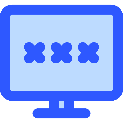 passwort Generic Blue icon