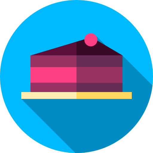 ケーキの一部 Flat Circular Flat icon