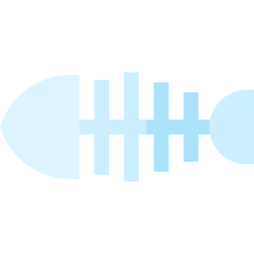 Fishbone Basic Straight Flat icon