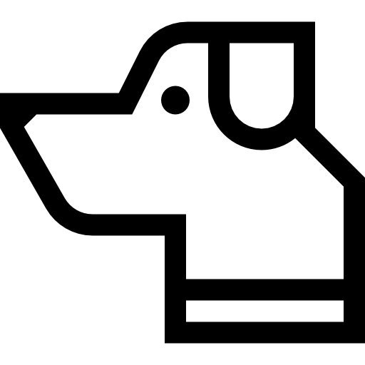 cane Basic Straight Lineal icona