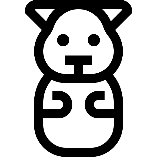 criceto Basic Straight Lineal icona