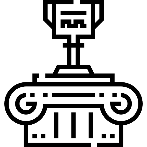trofeum Detailed Straight Lineal ikona