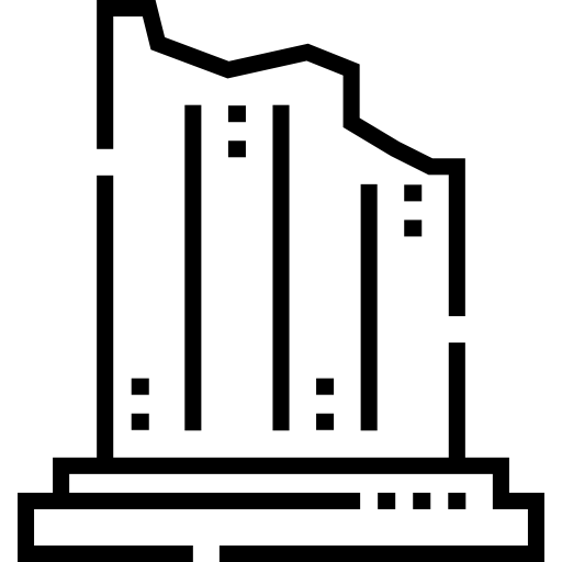 기둥 Detailed Straight Lineal icon