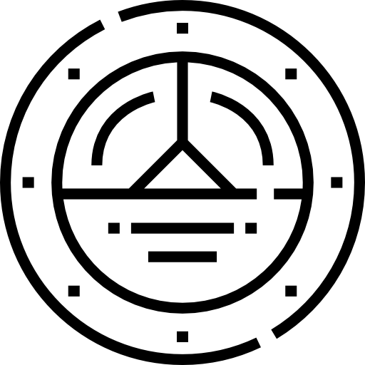 escudo Detailed Straight Lineal Ícone