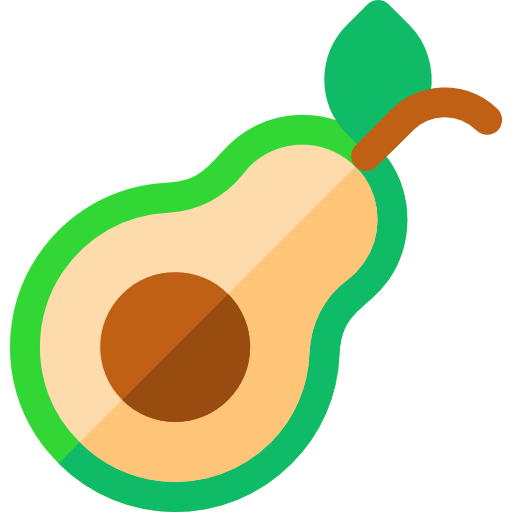 avocado Basic Rounded Flat icon