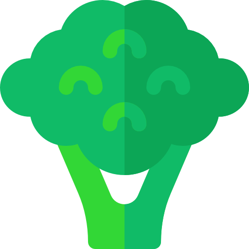 brócoli Basic Rounded Flat icono