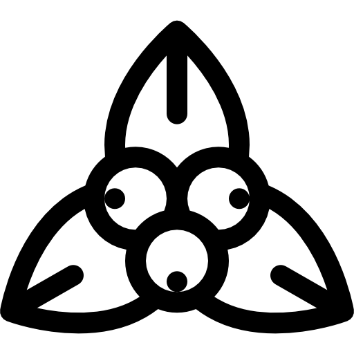 arándano Basic Rounded Lineal icono