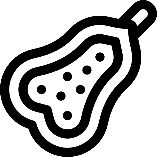 Папайя Basic Rounded Lineal иконка