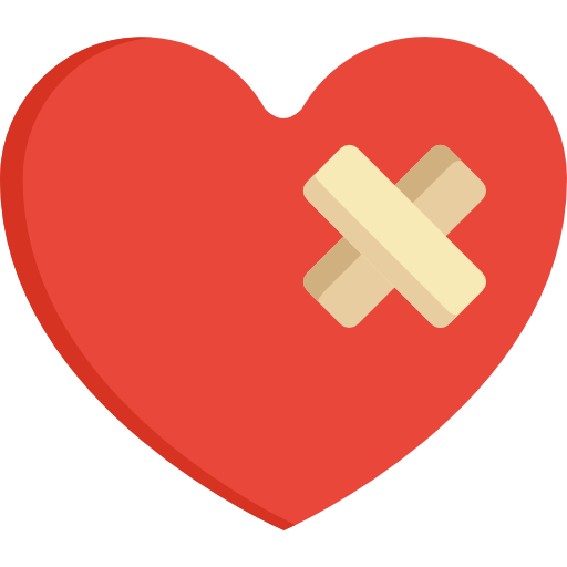 gebroken hart Special Flat icoon