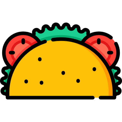tacos Special Lineal color icono