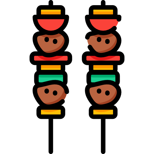 barbacoa Special Lineal color icono