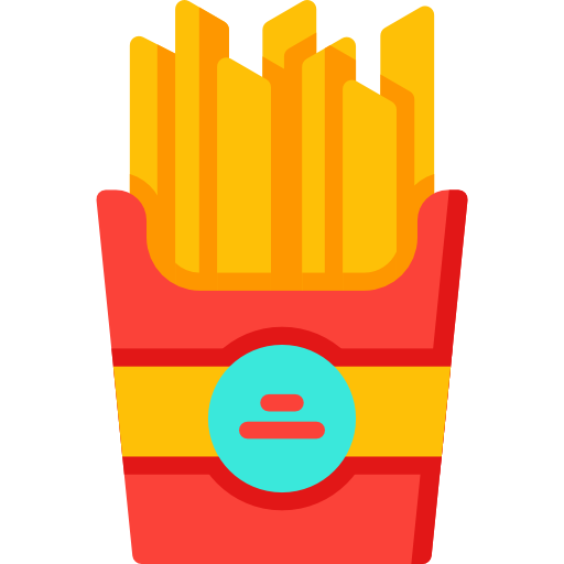 pommes frittes Special Flat icon