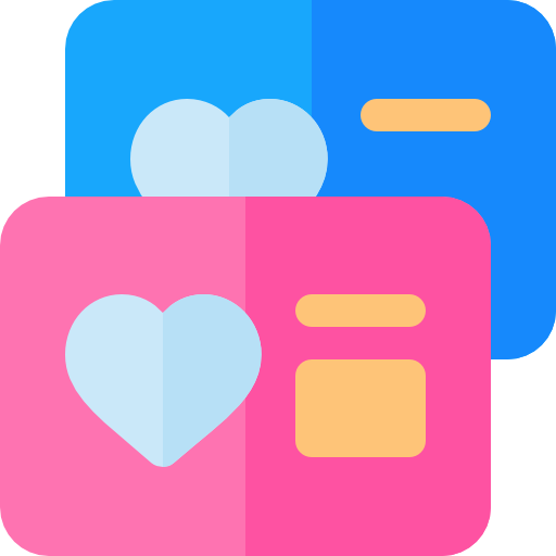 Love letter Basic Rounded Flat icon
