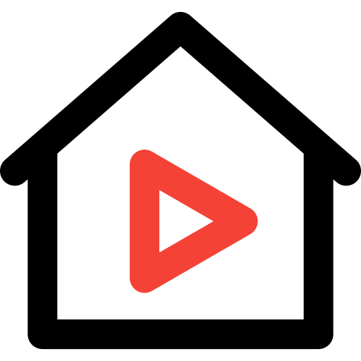 reproductor de video Generic Outline Color icono