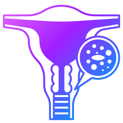 cancer du col de l'utérus Generic Flat Gradient Icône