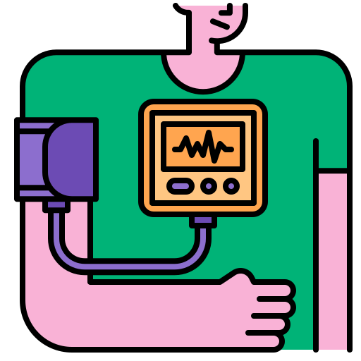 血圧 Generic Outline Color icon