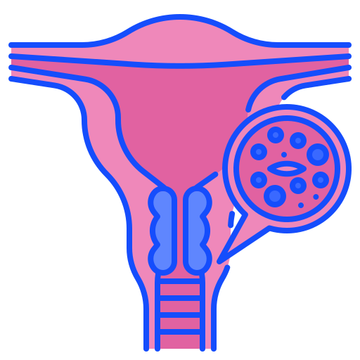 Рак шейки матки Generic Outline Color иконка