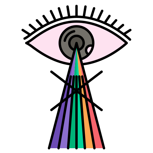 색맹 Generic Outline Color icon