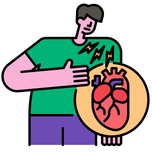 Острое сердечно-сосудистое заболевание Generic Outline Color иконка