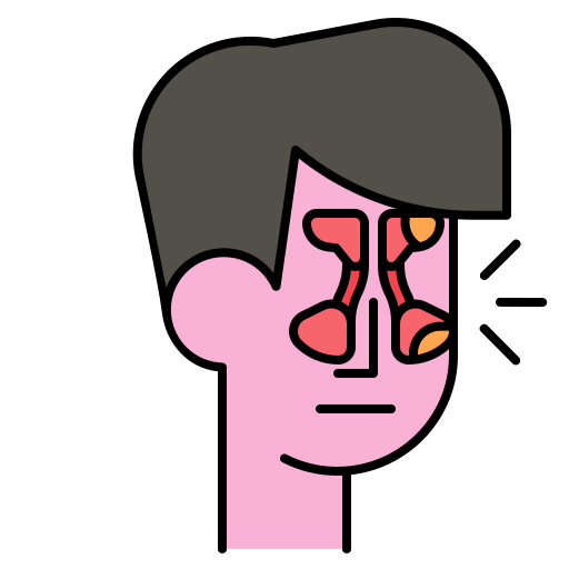 sinusitis Generic Outline Color icon
