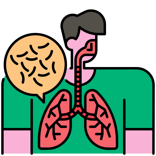 Туберкулез Generic Outline Color иконка