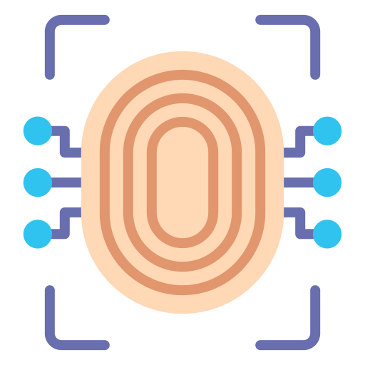 Fingerprint Good Ware Flat icon