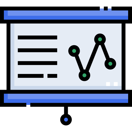 プレゼンテーション Detailed Straight Lineal color icon