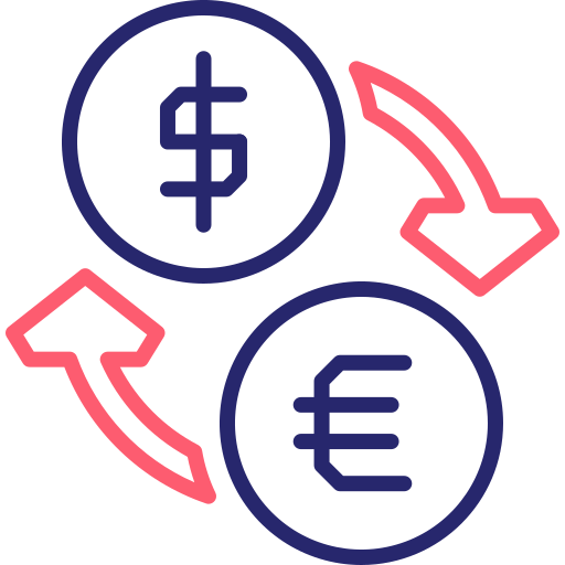 Exchange rate Generic Outline Color icon