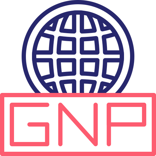 国民総生産 Generic Outline Color icon
