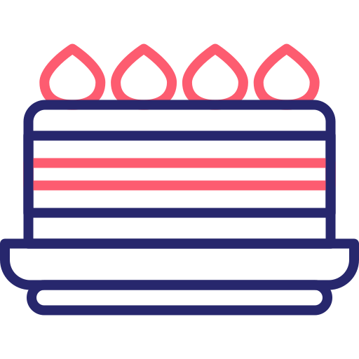 kuchen Generic Outline Color icon