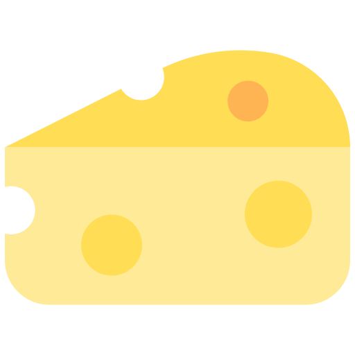 Cheese Good Ware Flat icon