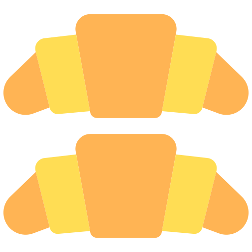 Croissant Good Ware Flat icon