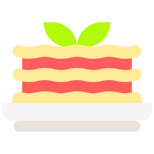 Lasagna Good Ware Flat icon