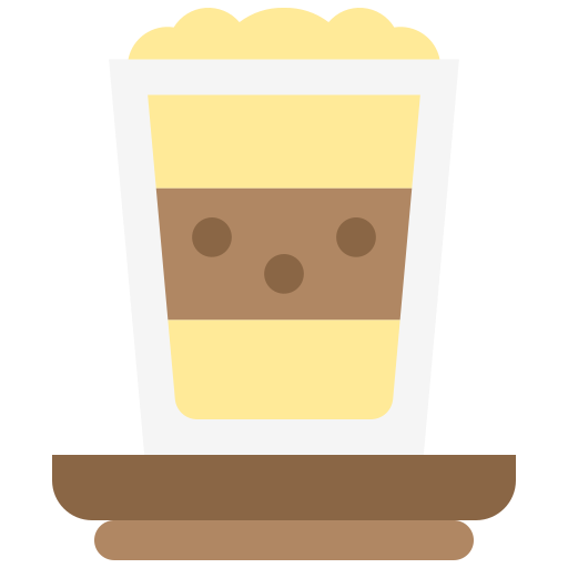 latte macchiato Good Ware Flat icono
