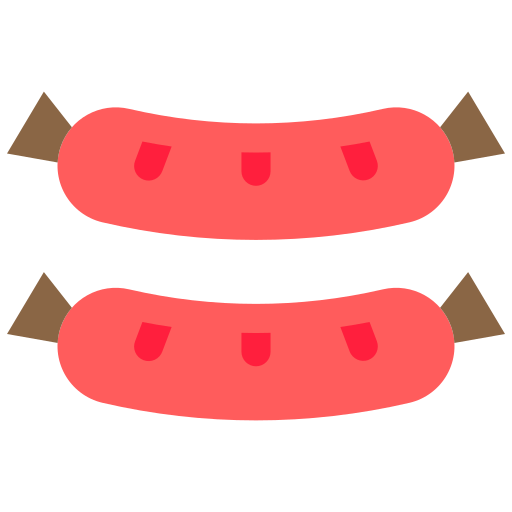 Sausage Good Ware Flat icon