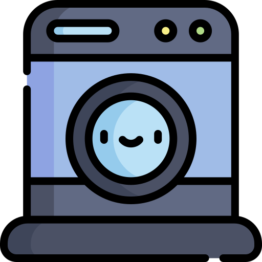 洗濯機 Kawaii Lineal color icon
