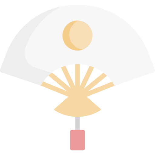 Paper fan Special Flat icon