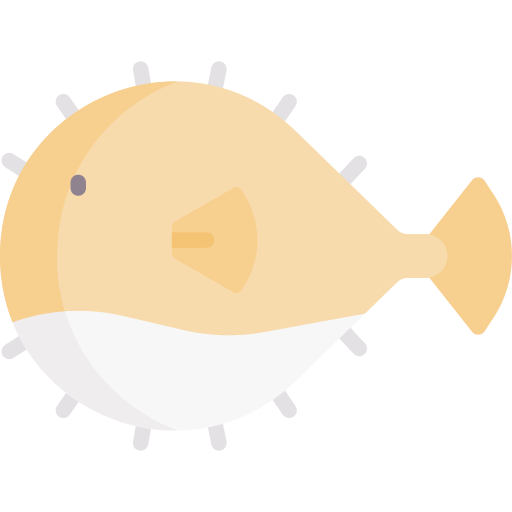 Puffer fish Special Flat icon