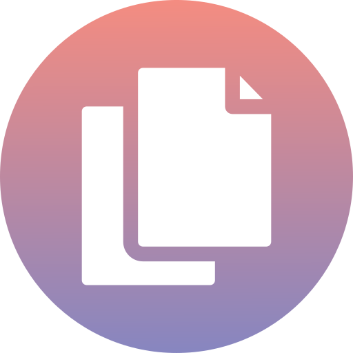 documento Generic Flat Gradient icona