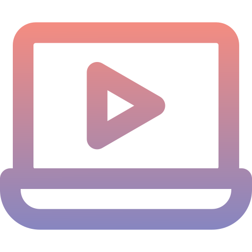 reproductor de video Generic Gradient icono