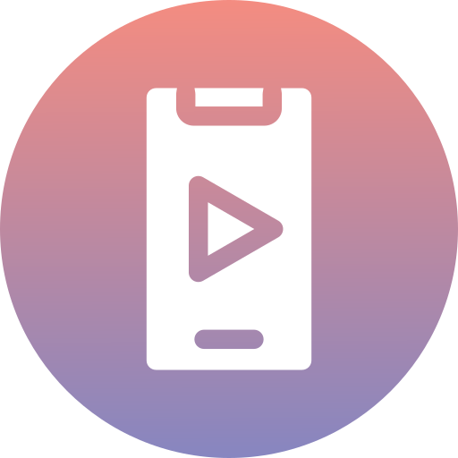 ビデオプレーヤー Generic Flat Gradient icon