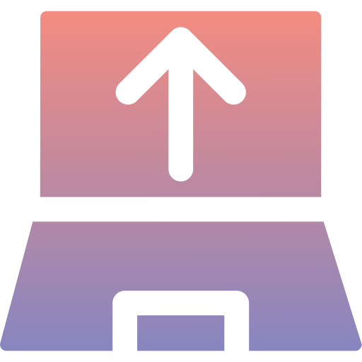 Upload Generic Flat Gradient icon