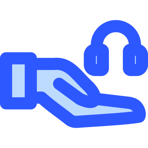 ヘッドフォン Generic Blue icon